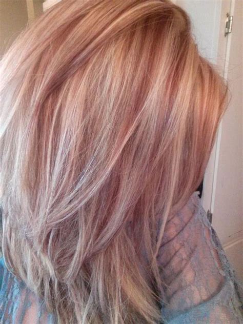 Rose Gold Lowlights Google Search Hair Color Rose Gold Long Hair Styles Gold Hair Colors