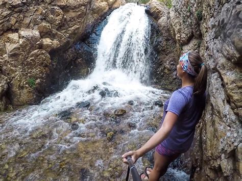 hiking to heugh s canyon waterfall girl on a hike