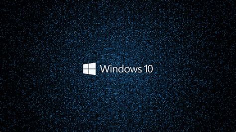 Windows 10 Komputer Proste Tło Logo Minimalizm Tapety Hd