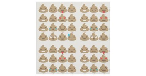 Poop Emojis Fabric