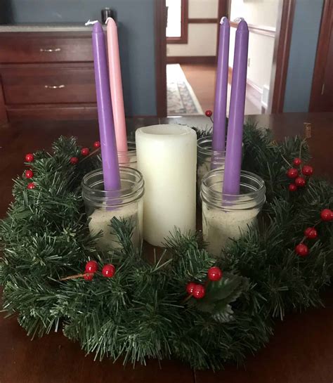 How To Make An Advent Wreath For 10 Or Less A Mothers Random Thoughts