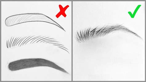 Easy Tips For Drawing Realistic Eyebrows Basic Mistakes And Step By