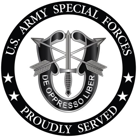 us army special forces decals army military