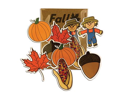 Fall Pack Fall Stickers Autumn Stickers Fall Leaf Etsy
