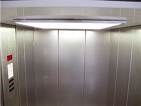 Surface Mounted Square Led Ceiling Panels Elevator Equipment
