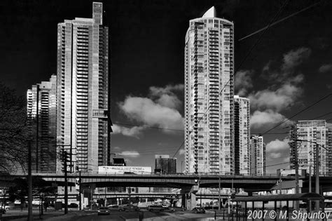 Two Towers Toronto Bw Photo Michael Shpuntov Photos At