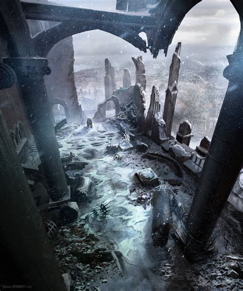 Artstation The Ruined Throne Room Kieran Belshaw In 2020 Fantasy