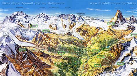 Zermatt Switzerland Summer Map Zermatt Switzerland • Mappery