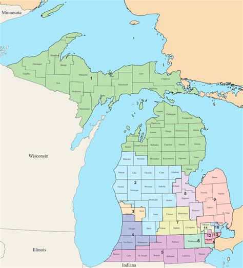 Michigan Redistricting Panel Oks Us House Legislative Maps Crains