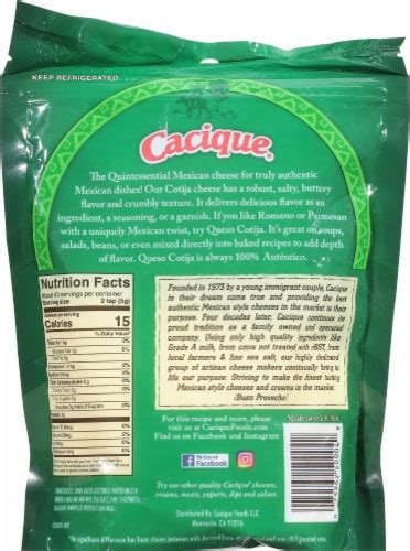 Cacique Queso Cotija Grated Cheese 7 Oz Frys Food Stores