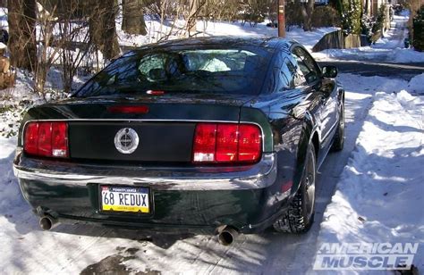 Retro Usa Chrome Mustang Rear Bumper Mt1 Rb A 05 09 Gt V6 Free