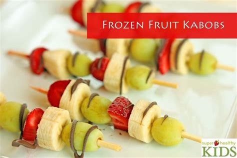 Frozen Fruit Kabobs Yummy For A Midnight Snack And Picnics Love This
