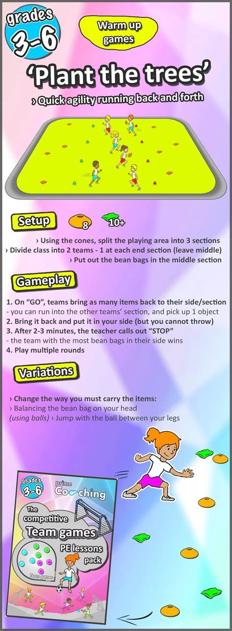 Try Out These 8 Free Warm Up Games For Your Pe Lessons Great Fun