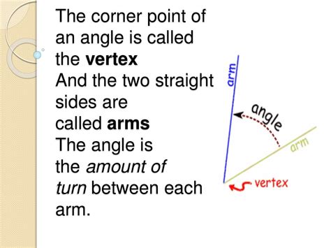 Different Types And Parts Of An Angle