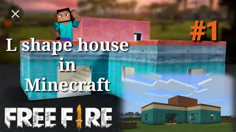 L Shape House In Minecraft 1 Youtube