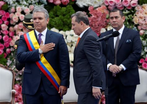 Iván Duque Toma Posse E Discursa Como Presidente Da Colômbia Chega à
