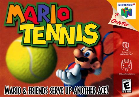 Filemario Tennis 64 Box Art Super Mario Wiki The Mario Encyclopedia