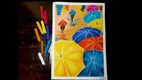 Easy Soft Pastels Drawing Beginners Tutorial Soft Pastel Rainy