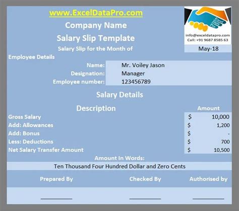 Template Salary Slip Malaysia Payslip Template Excel Word Template