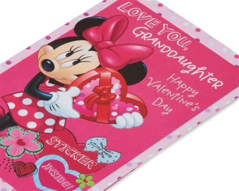 American Greetings Valentines Day Card For Granddaughter With Stickers