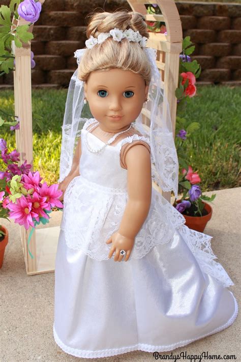 The Doll Wedding Party Photos In 2020 American Girl Wedding Doll Wedding Dress Wedding Party