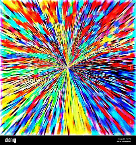 Motion Burst Of Color Stock Photo Alamy