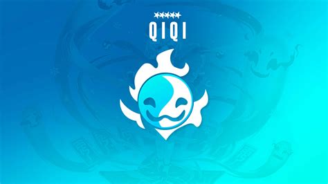 Download Qiqi from Genshin Impact in a Beautiful Landscape Wallpaper