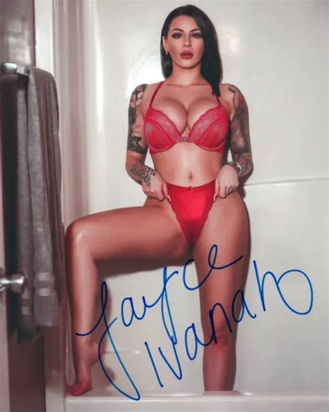 Jayce Ivanah Super Sexy Ig Hott Instagram Model Signed X Photo Coa