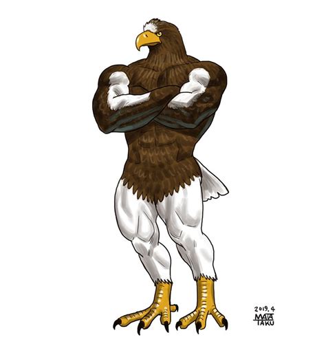 Furrybooru 2019 Abs Accipitrid Accipitriform Anthro Avian Beak Biceps