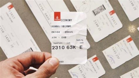Arti Khusus Angka Huruf Dan Kode Unik Di Boarding Pass Pesawat Tribun Travel