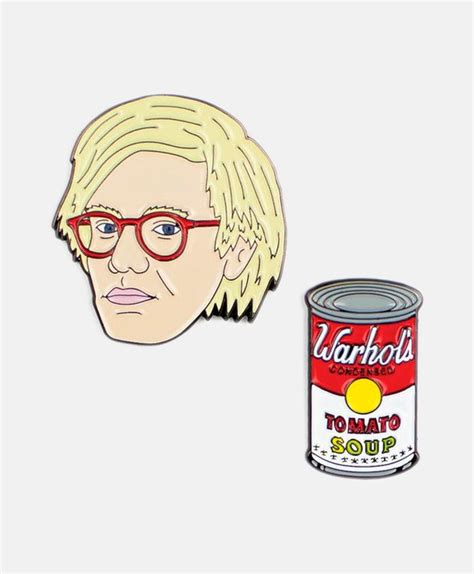 Set Pin Andy Warhol And Sopa Tomate