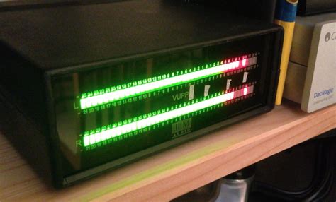 In short, we size each led so that fifteen will fit nicely within the size of the control, build a 3d border round them, and light them with a. JLM Audio 40 LED PPM/VU/GR Meter with peak hold image ...