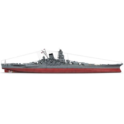 3d Japanese Battleship Yamato Model