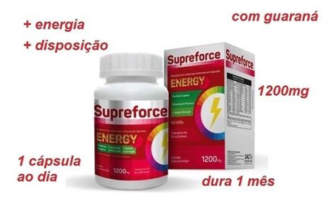 Vitamina Supreforce Energy Stress Cansaço Fisico Mental R em Mercado Livre