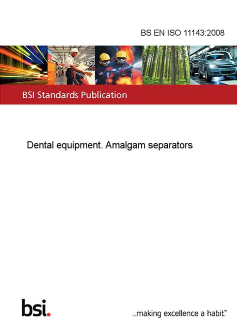 Bs En Iso 111432008 Dental Equipment Amalgam Separators