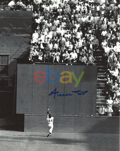 Willie Mays Basket Catch Signed 8x10 Autographed Photo Reprint Ebay