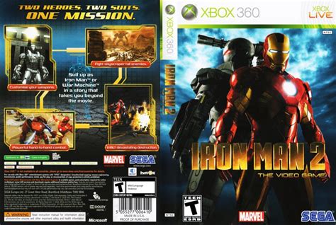 Iron Man 2 Xbox 360 Game Covers Iron Man 2 Dvd Ntsc F Dvd Covers