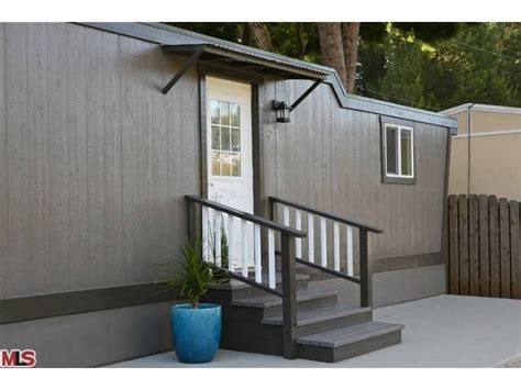 Remodeled Single Wide Manufactured Home Exterior Wide Front Steps