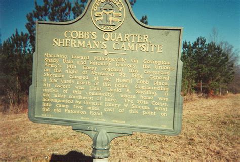 Howell Cobb Historical Markers Baldwin County Ga