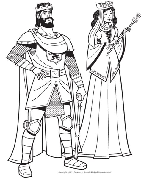 Temukan pin ini dan lainnya di ideas i like oleh maria mendez. King and Queens Coloring | Answers in Genesis