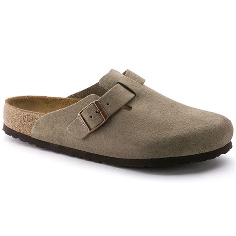 Boston Suede Leather Taupe Shop Online At Birkenstock