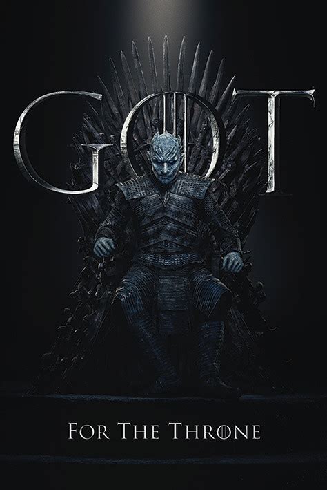 Game Of Thrones Night King For The Throne Poster All Posters In One