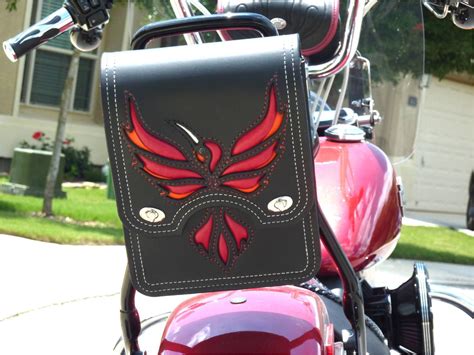 Custom Motorcycle Sissy Bar Bag For Harley Davidson Etsy