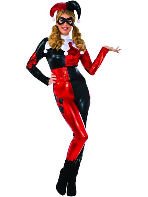 Rubies Costume Co Adults Womens Deluxe Dc Comics Harley Quinn Classic