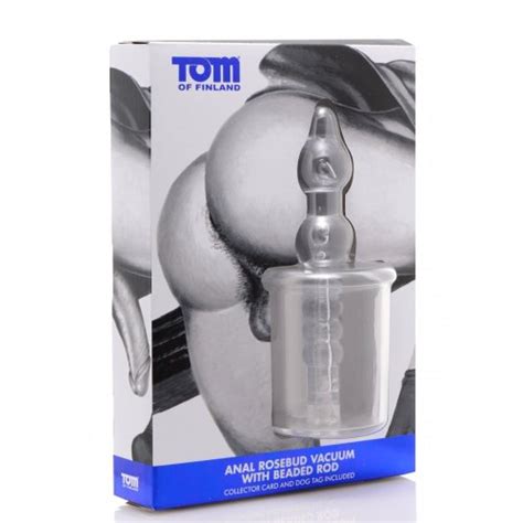 Tom Of Finland Anal Pump Cylinder Attachment With Stimulator Shaft