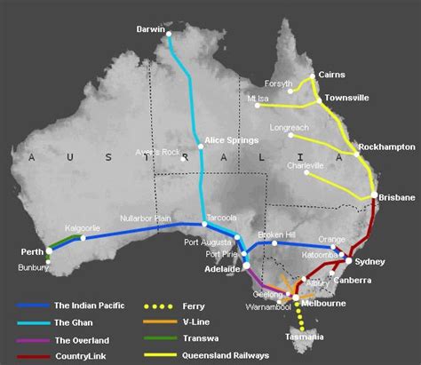 A Guide To Train Travel In Australia Train Routes Times Fares