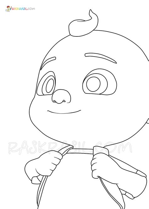 Cocomelon Coloring Pages Jj Cocomelon Coloring Book A Great Coloring