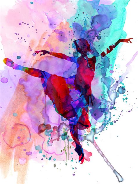 Ballerinas Dance Watercolor 1 Painting By Naxart Studio Pixels