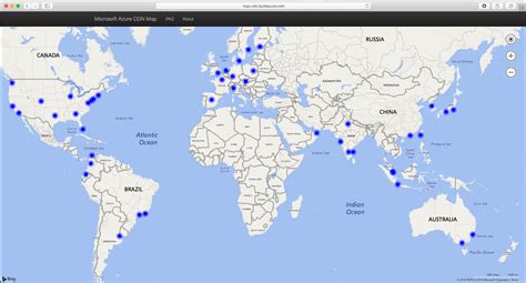 Azure Cdn Endpoint Interactive Map Build5nines