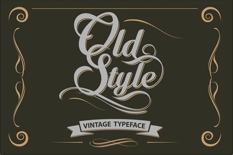 Old Style Vintage Letters By Vintage Font Lab Thehungryjpeg